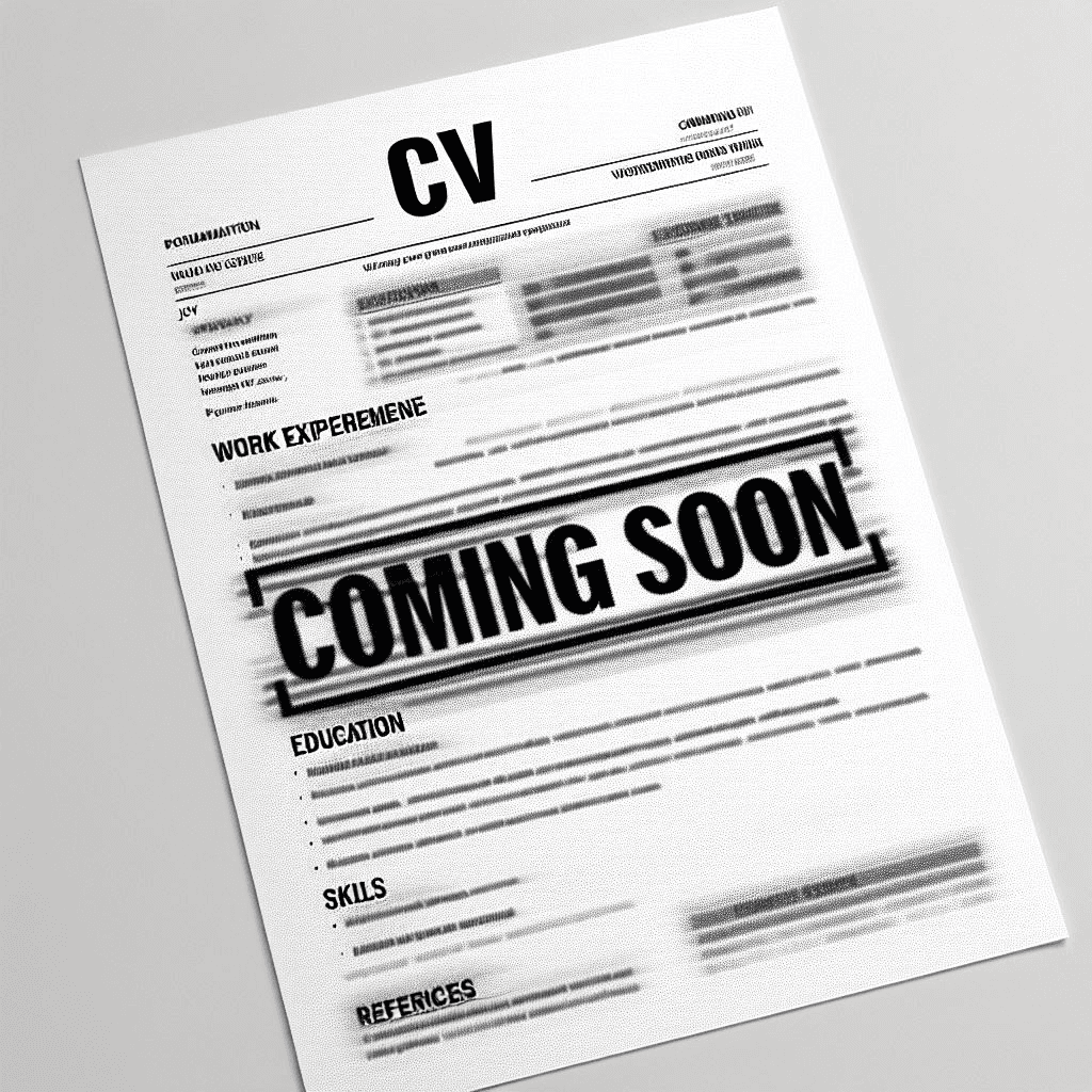 Creative CV Design gallery entry